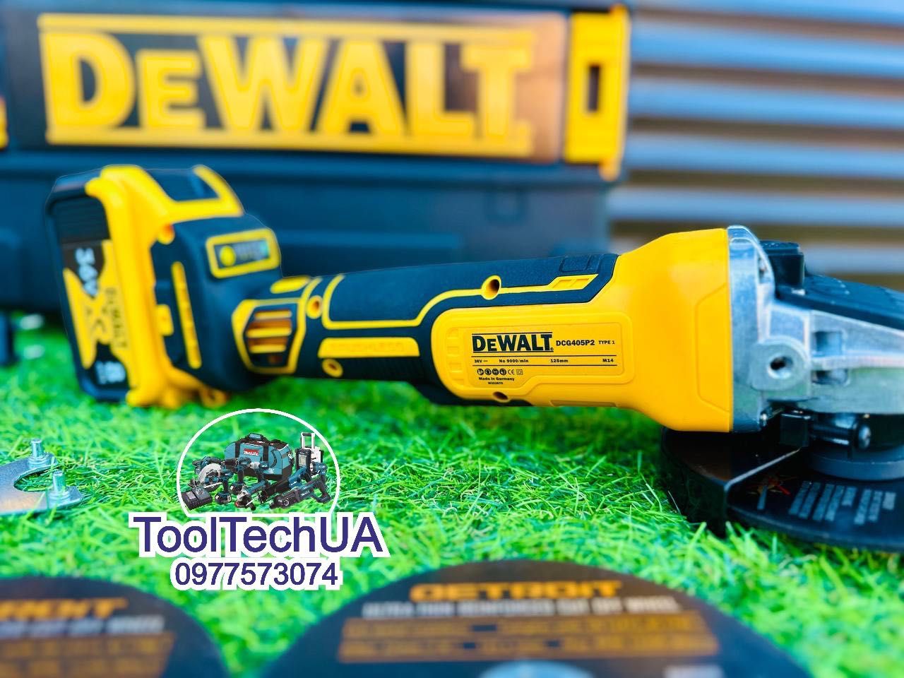 Аккумуляторная Болгарка DeWALT DCG 405 УШМ 1АКБ 9000об/хв 36V/8Ah