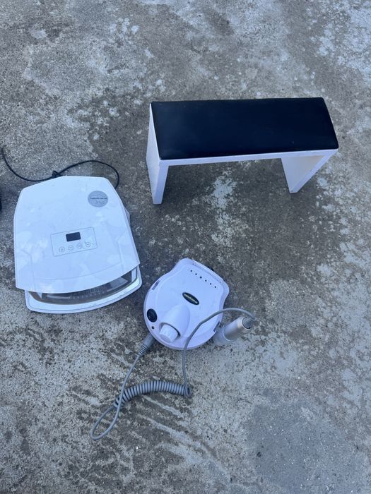 Набор для маникюра: лампа + аппарат + подставка