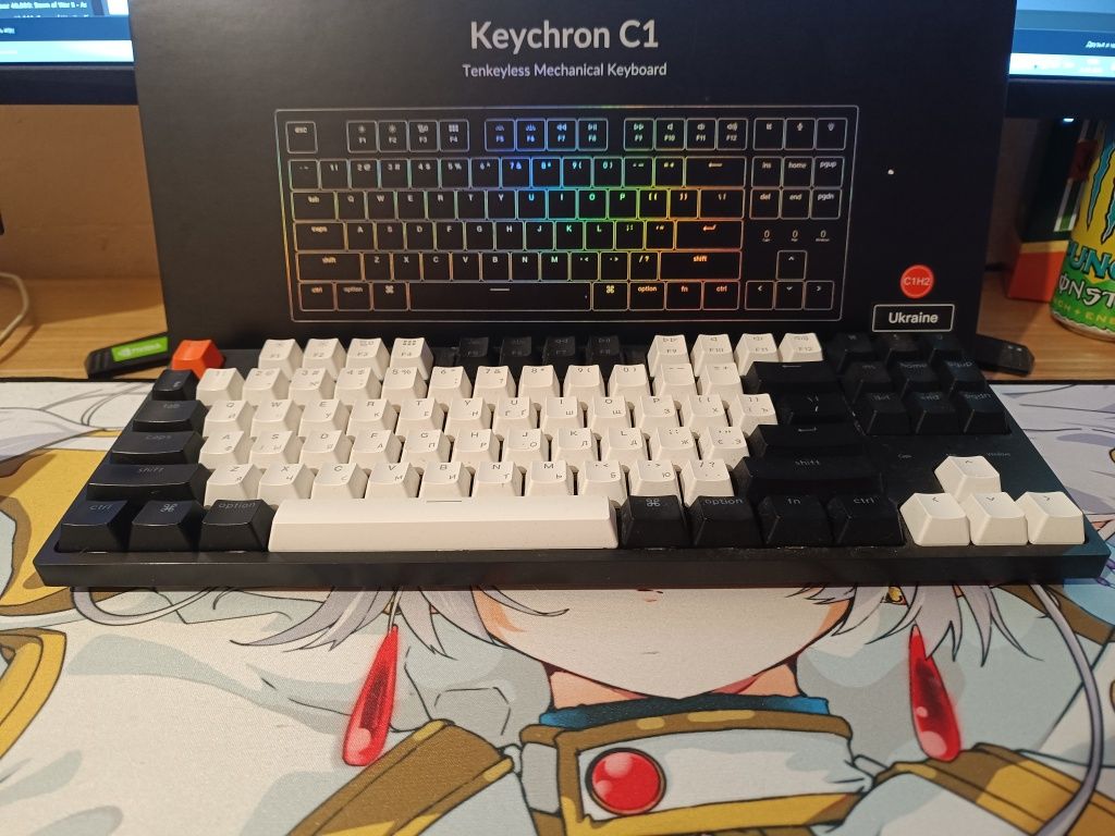 Механічна клавіатура Keychron C1 Blue switch