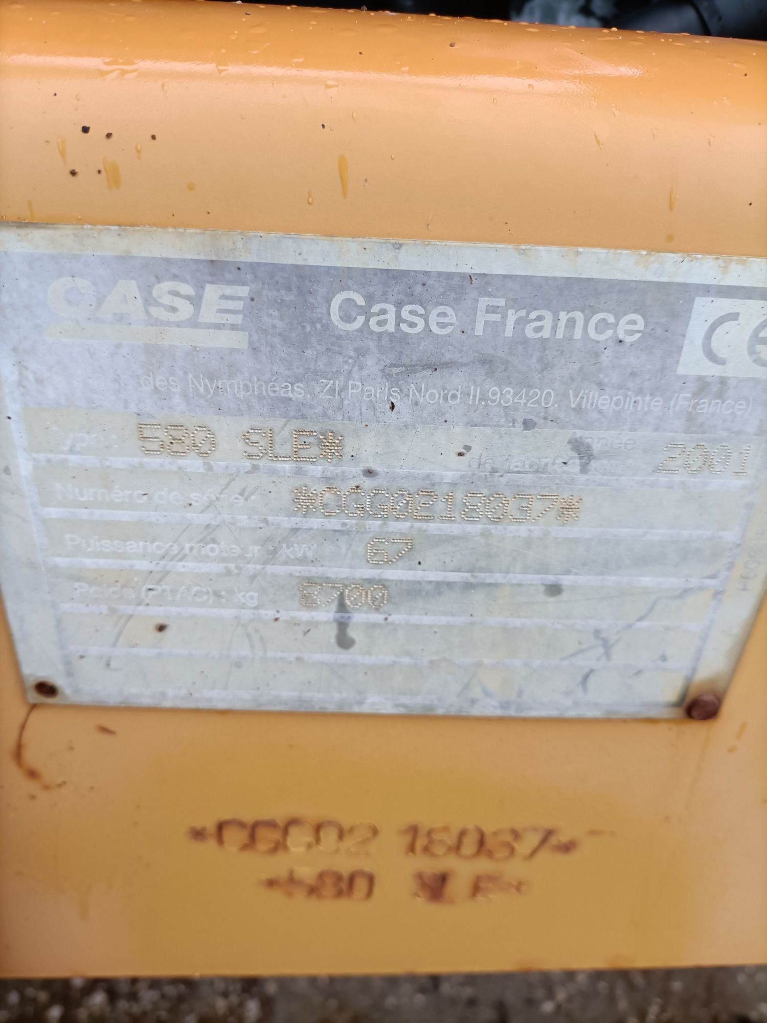 Retroescavadora Case ranger 580