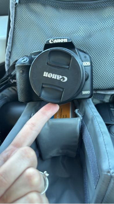 Canon 500D com Flash