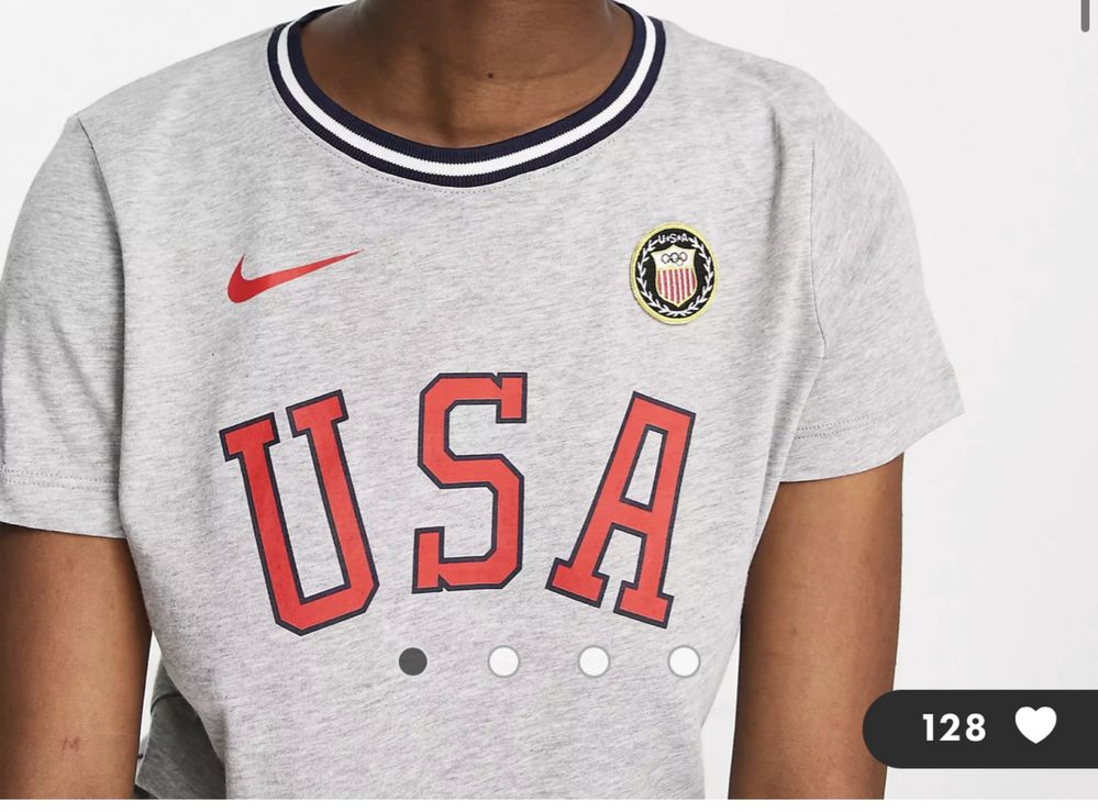 Футболка Nike USA Olympic новая оригинал S (кельвин томми зара найк)