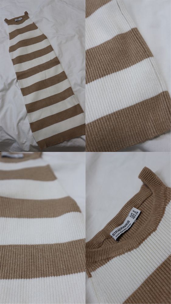 8 Плаття сукня в рубчик, hm для вагітних, mama hm, Stradivarius, shein