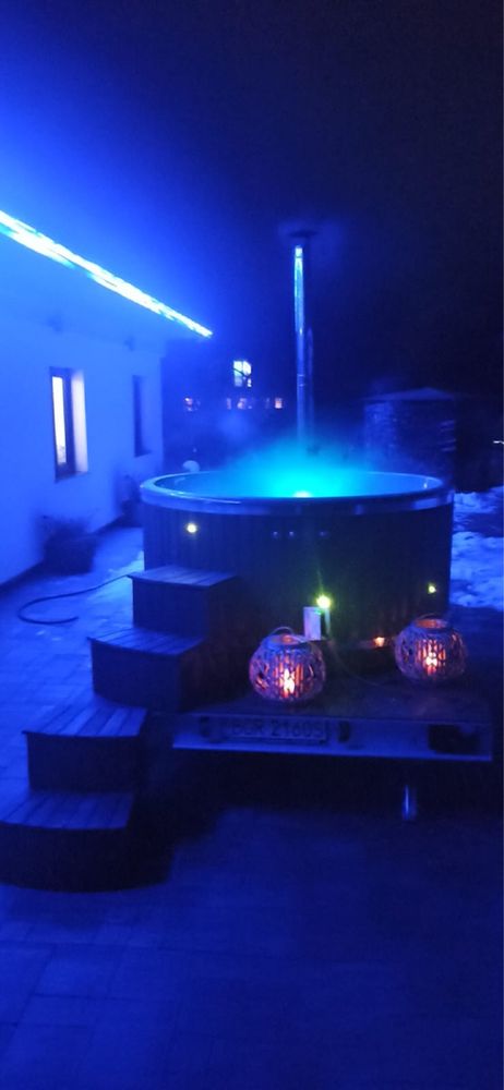 Mobilna balia wodna, jacuzzi , spa ogrodowe bania / wynajem