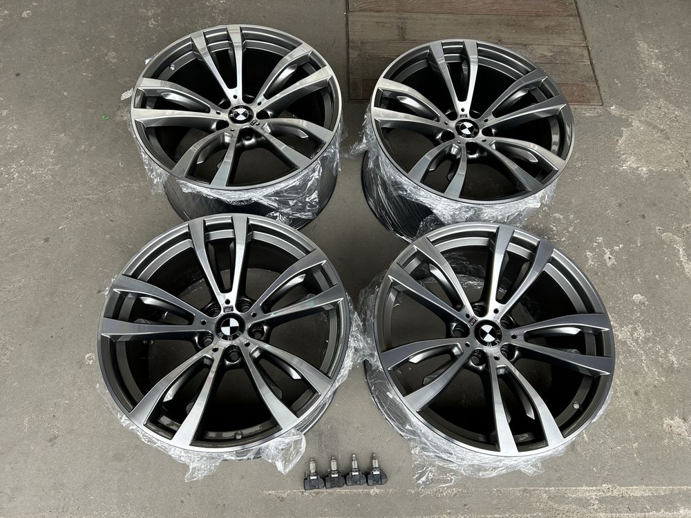 Felgi bmw x5 f15 x6 F16 F01 5x120R20 M-pakiet kpl.czujnikami i Oponami