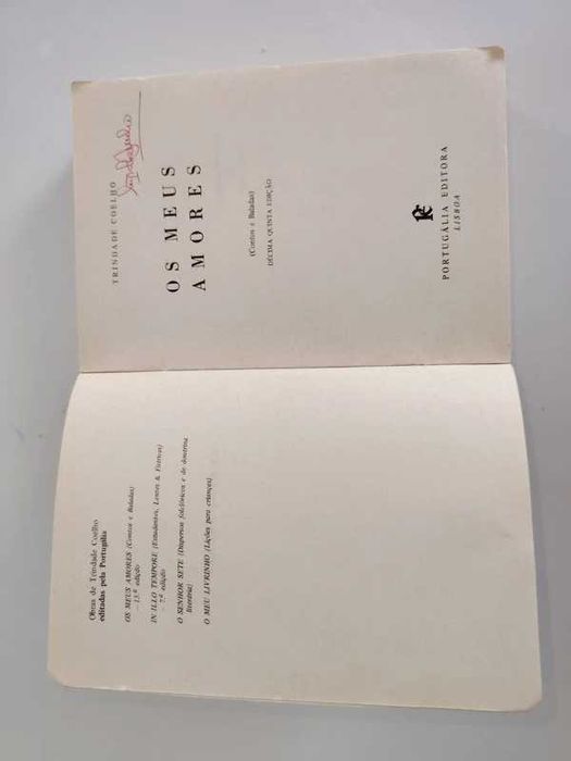 Os meus amores contos e baladas trindade coelho