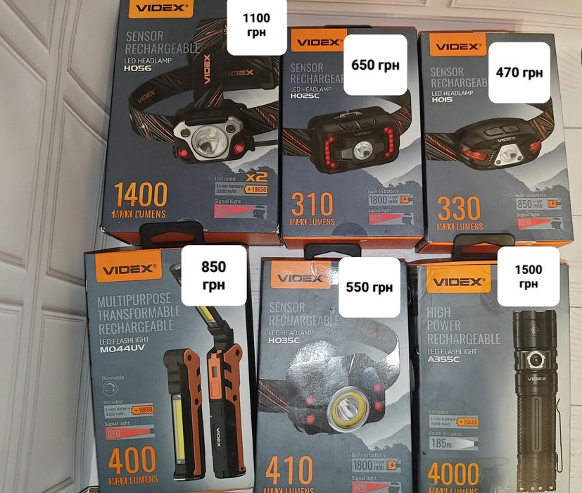 ліхтарики Videx | Fenix
