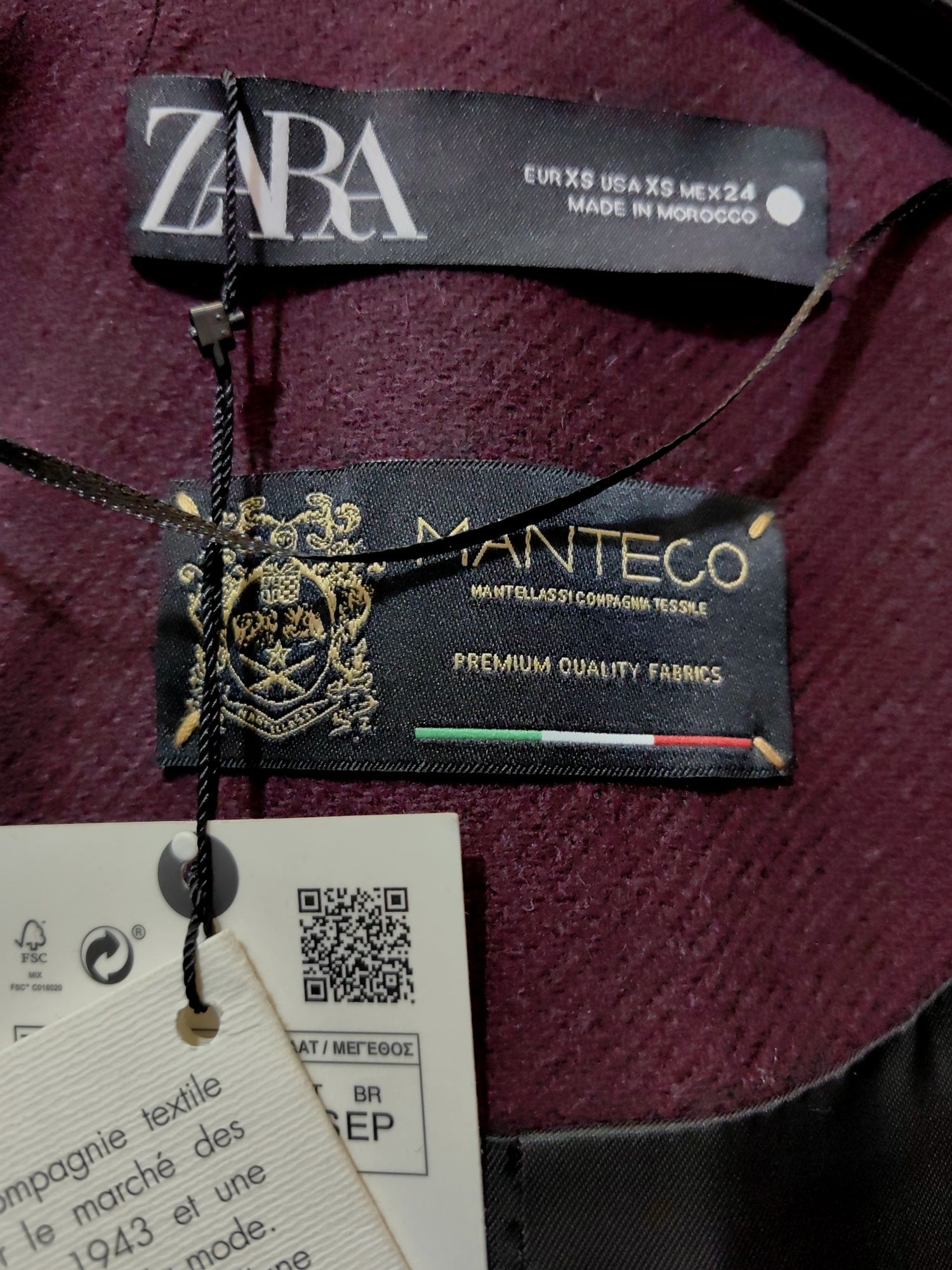 Płaszcz Manteco Premium Zara