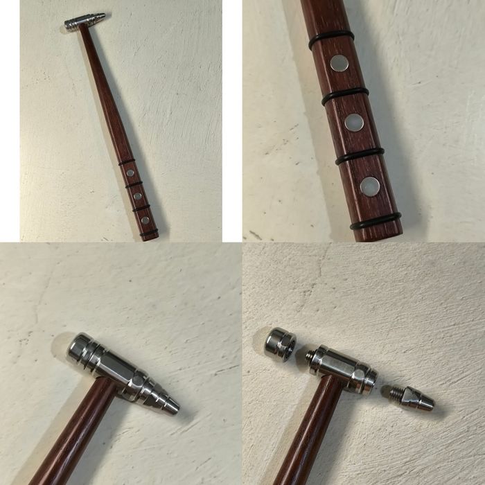 Молоток для блендинга с деревянной ручкой и магнитами ПДР PDR инструме