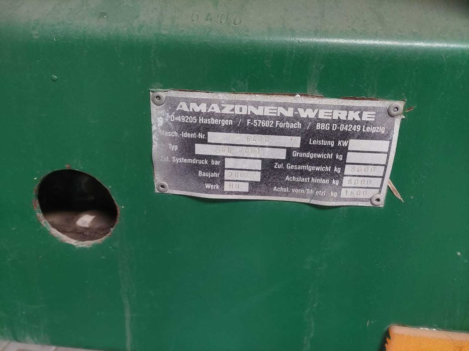 Rozsiewacz wapna i nawozu Amazone ZG-B 7001 Stan bardzo dobry