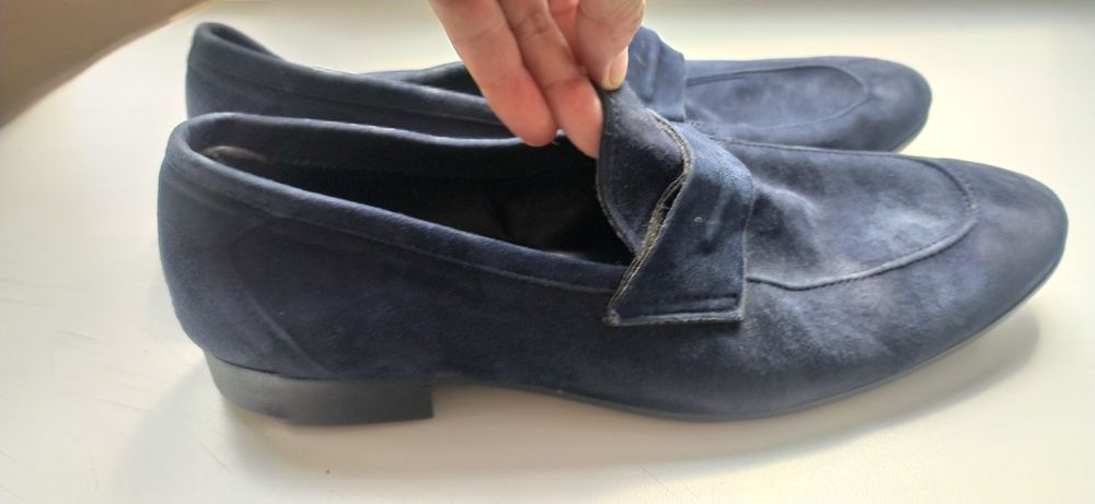 Туфли замшевые zara 43 р