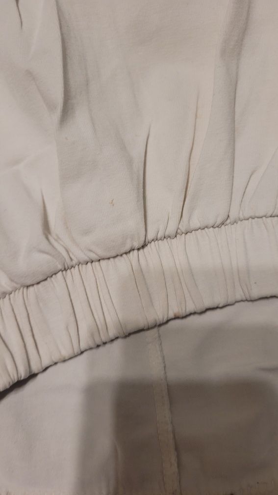 F.Moda biała bluzka S/M tunika oversize ważki la..mu minouu