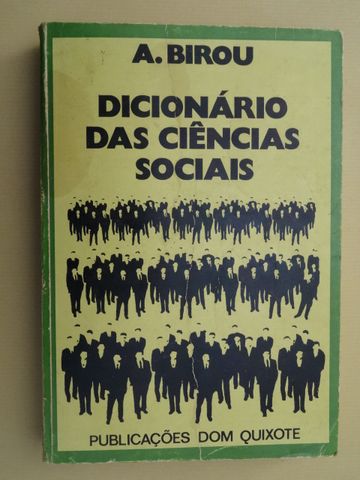 Dicionário das Ciências Sociais de Alain Birou