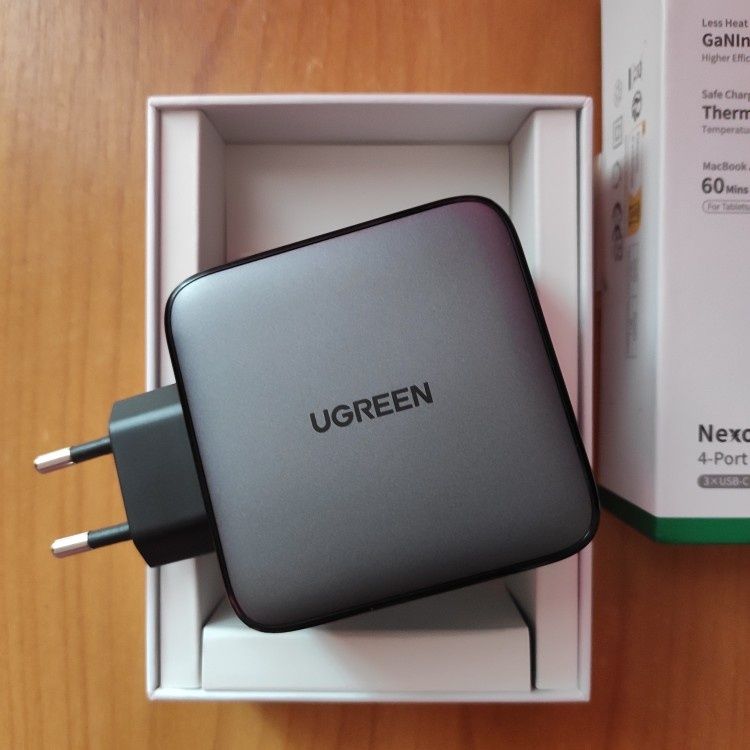 UGREEN NEXODE GaN 65W, 100W зарядний пристрій + є кабелі 100W 1,5м