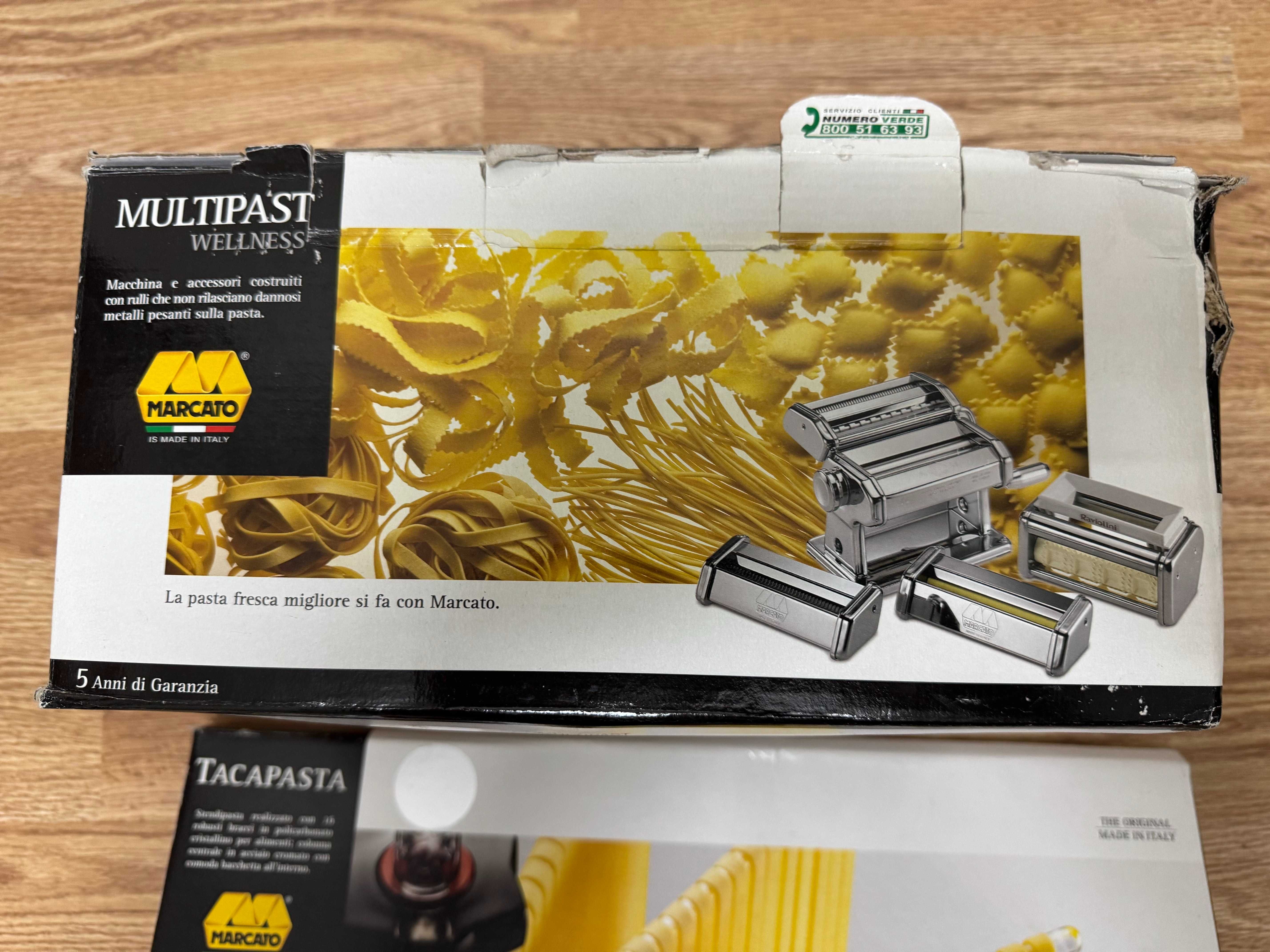 Máquina de Massa Marcato Atlas 150 Multipast + Suporte Tacapasta