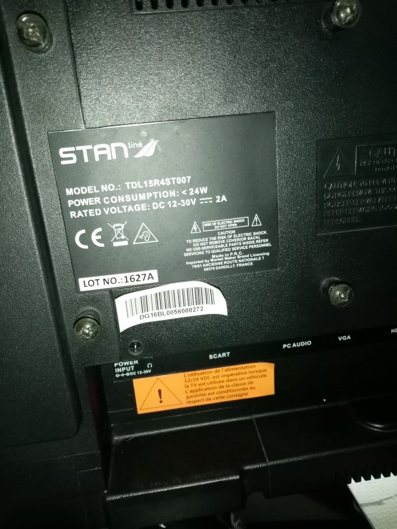 Televisão para autocaravana, com cd