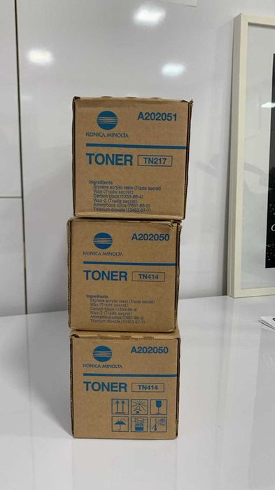 Toners da samsung, konica, kyosera e Ricoh.