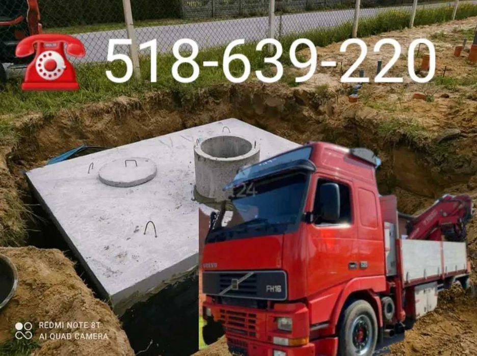 Szambo Betonowe  Kanał Samochodowy Piwnica Ogrodowa