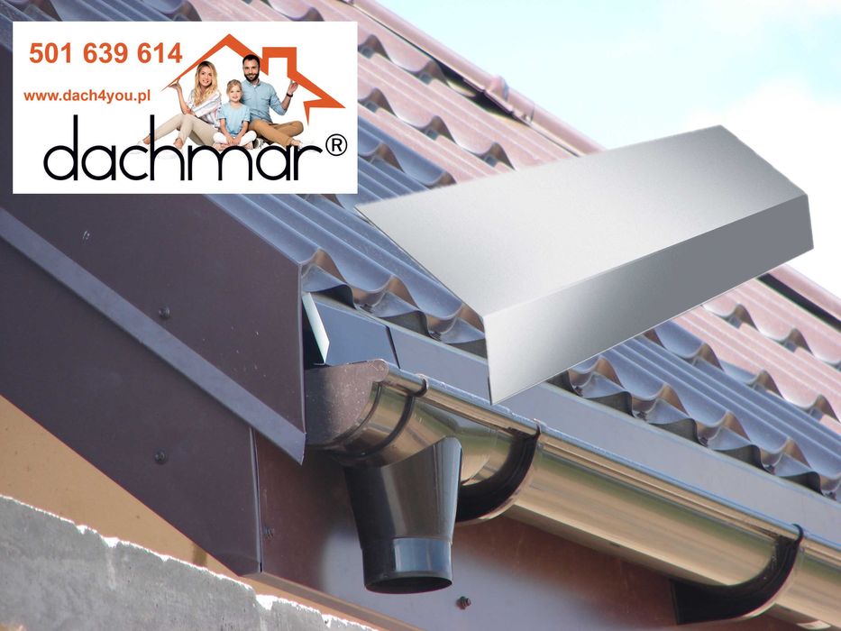 Cięcie blach, gięcie blach, wiatrownica, gąsior, kalenica