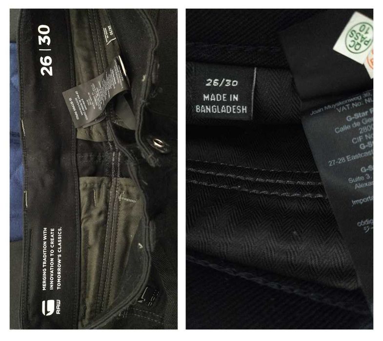 G-star raw zip calça para homem (330)