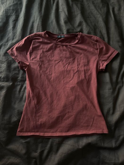 slim t-shirt - marsala tauhri