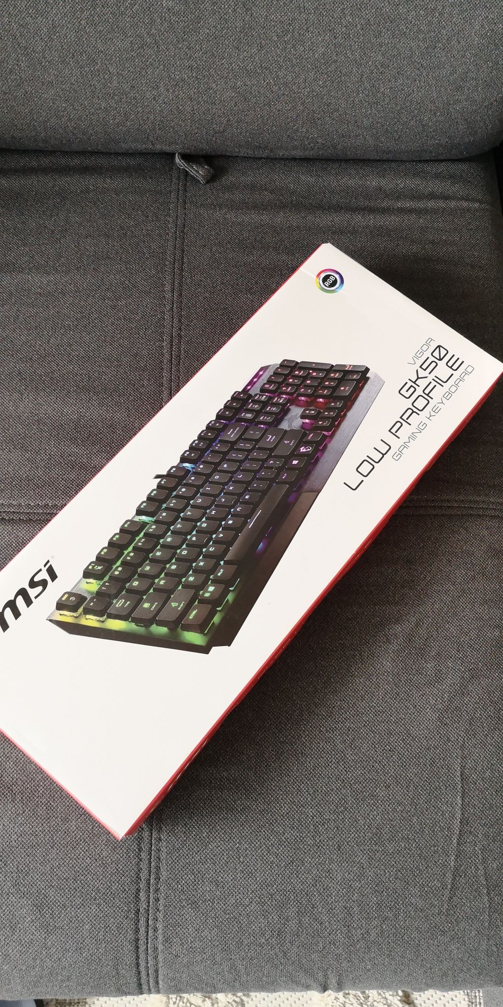 Klawiatura gaming MSI Vigor Gk50 Low Profile RGB