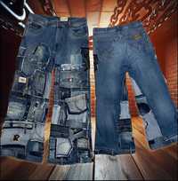 Джинси custom Wrangler Patchwork Rap Pants Y2K