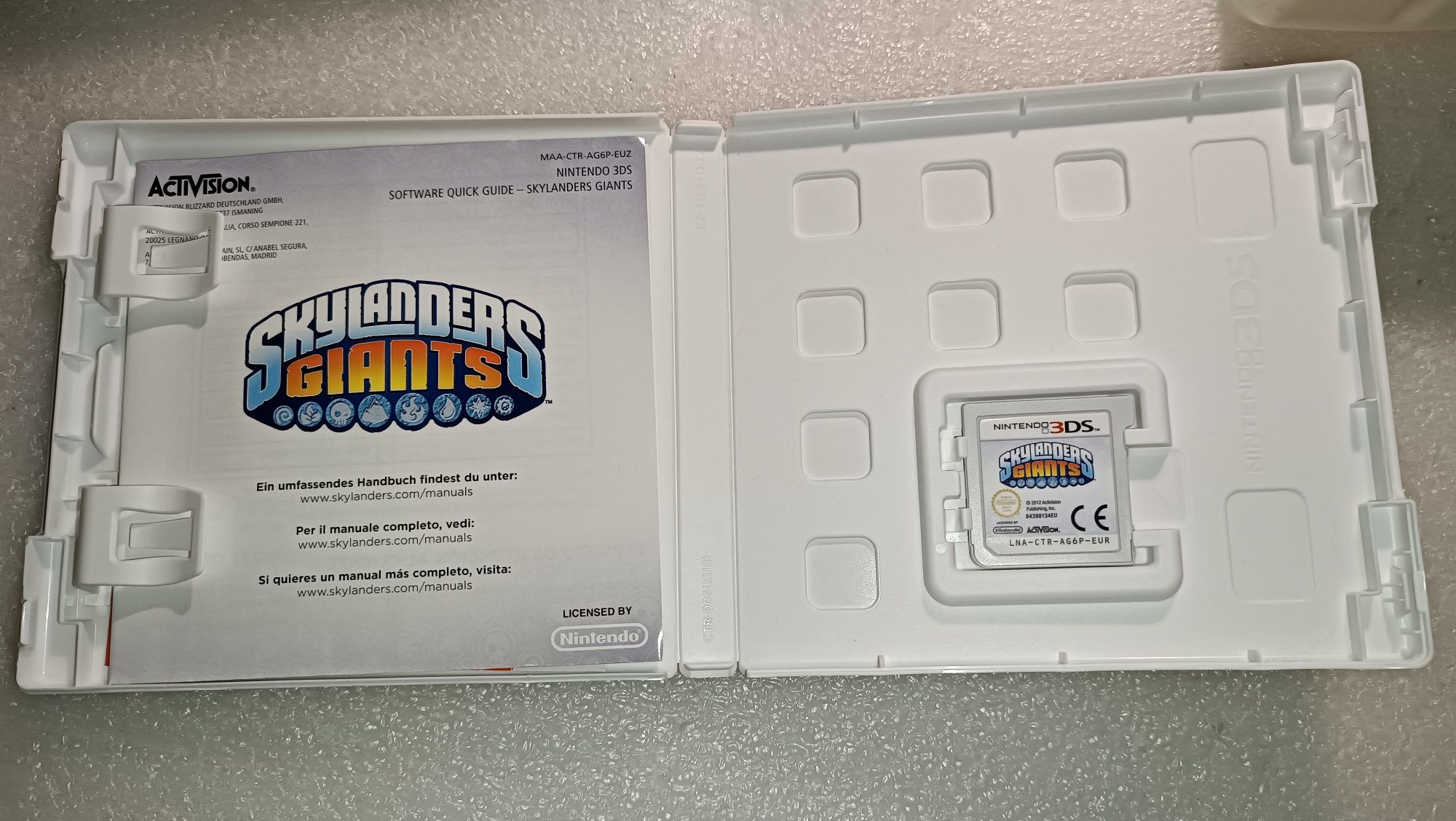 Jogo antigo nintendo Skylanders Giants Booster Pack Nintendo 3DS