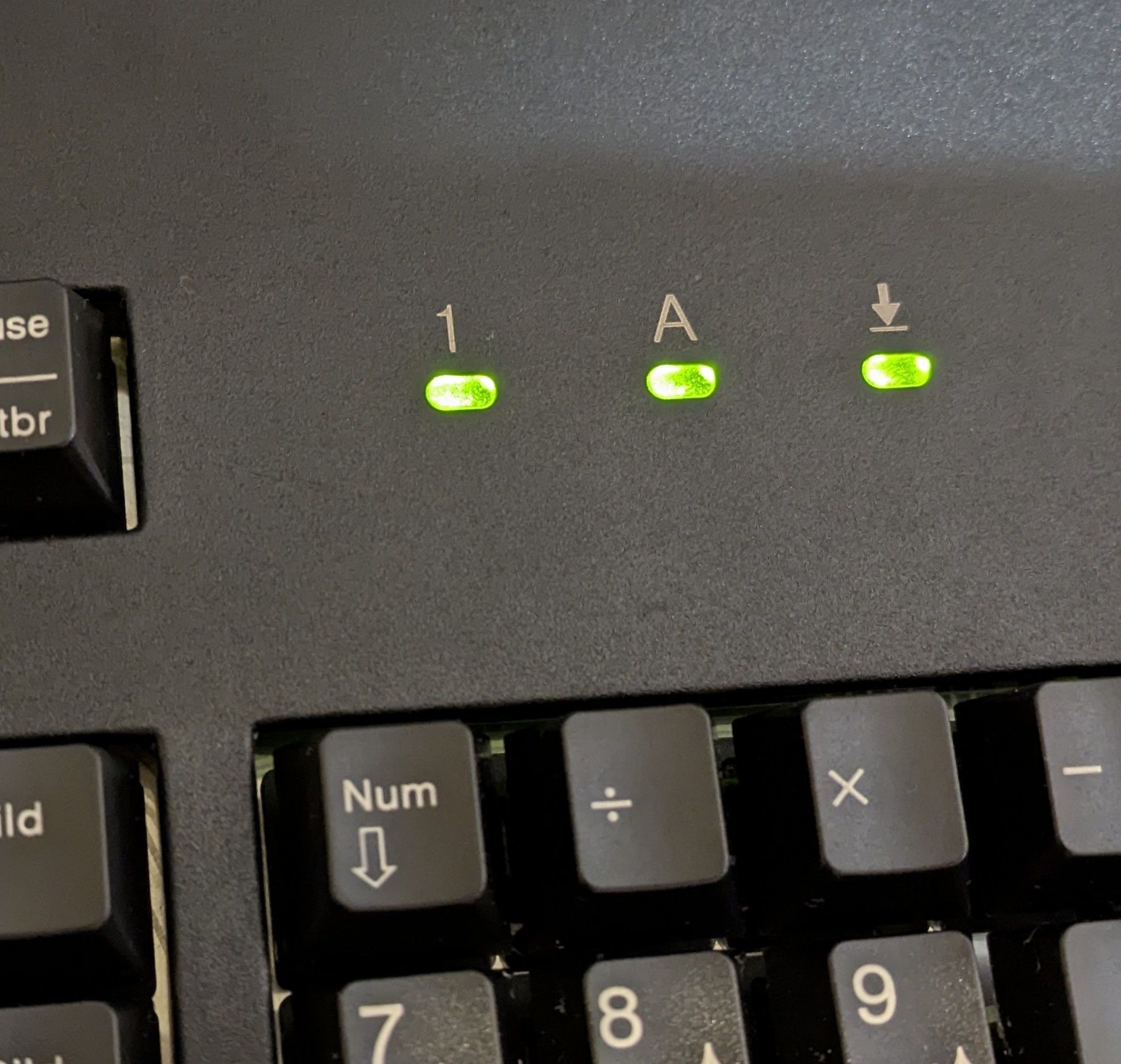 Ретро, вінтажна клавіатура Cherry, Fujitsu Siemens