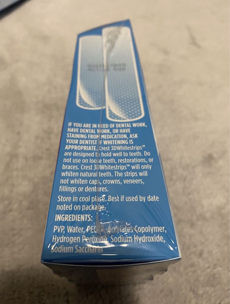 Paski wybielające crest USA x10 oryginalne