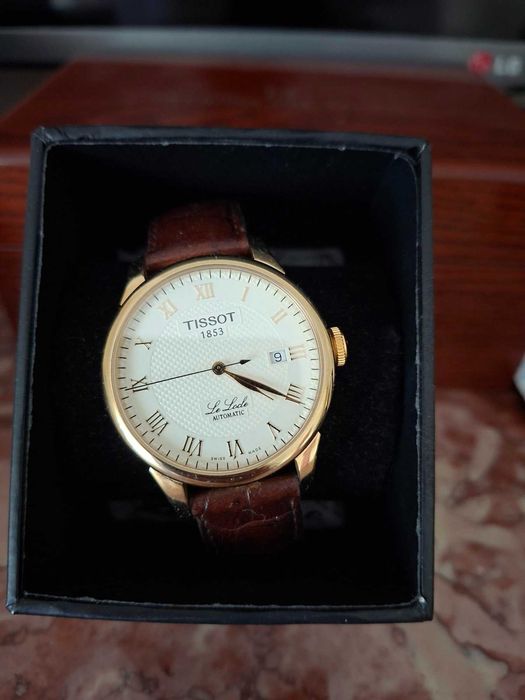 Relogio Tissot Le Locle automatico, pulseira pele
