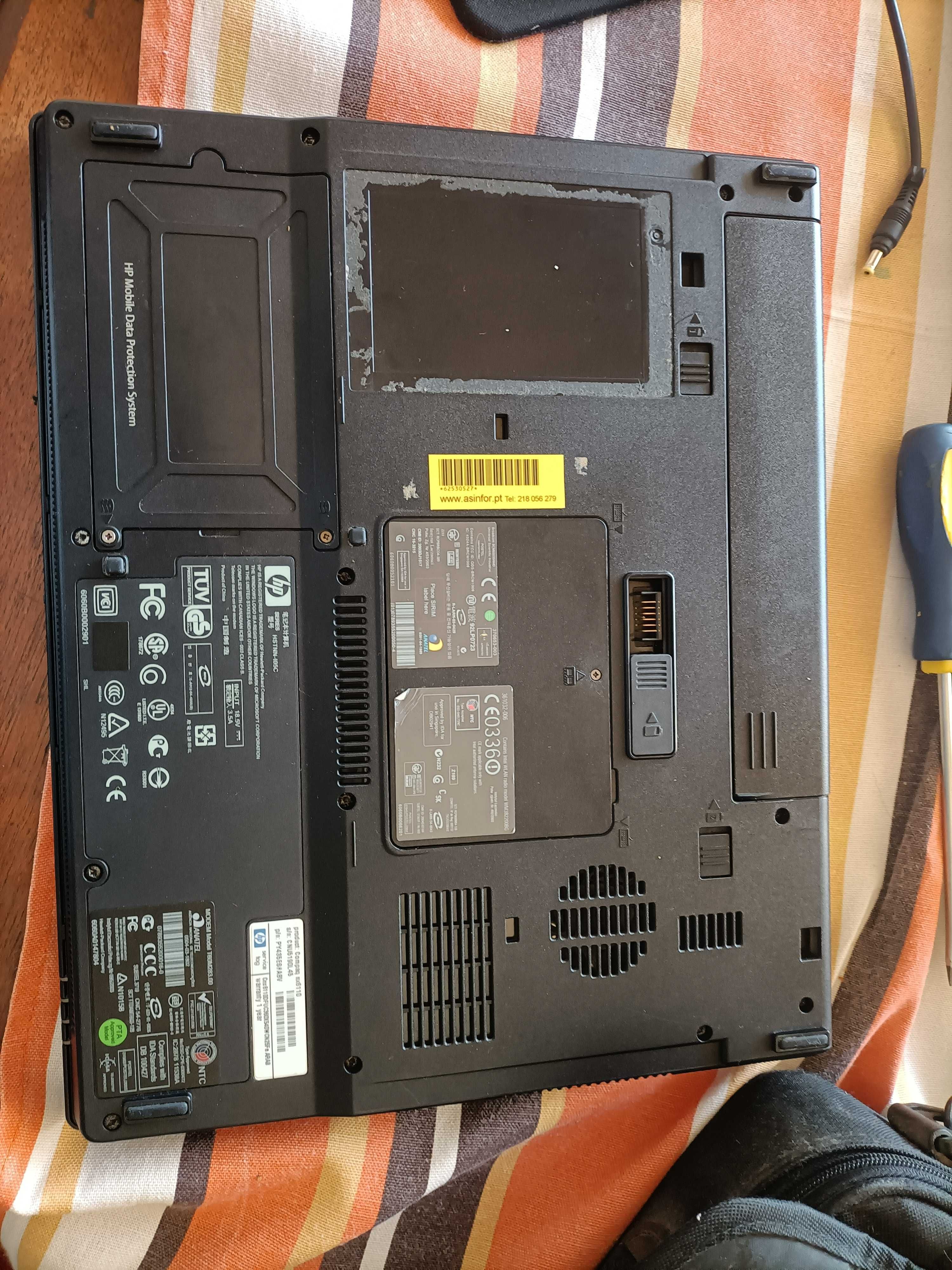 Portátil HP Compaq nx6110