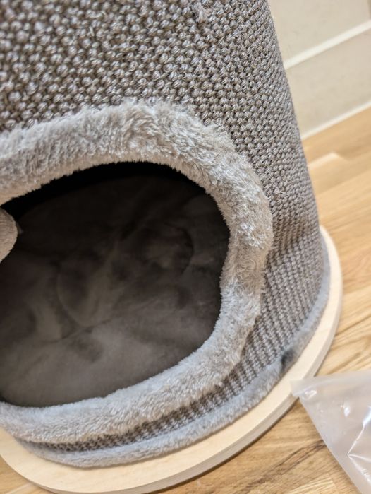 Natural Paradise Primrose Drapak Wieża dla kota XXL Szara NAJWIĘKSZA U