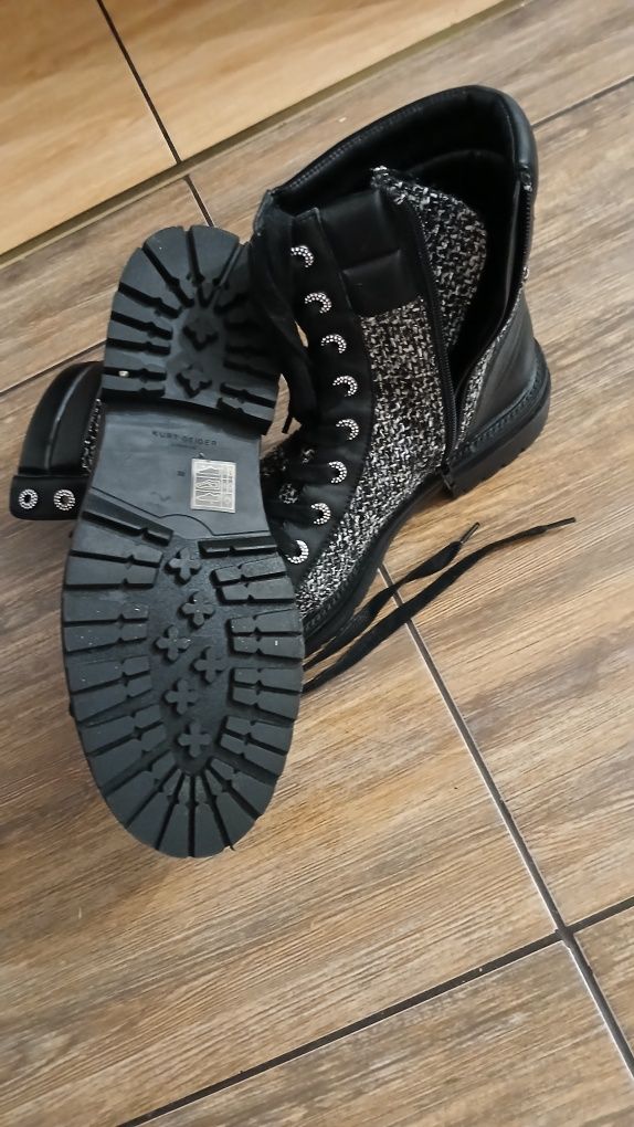 Tweedowe botki Kurt Geiger 39