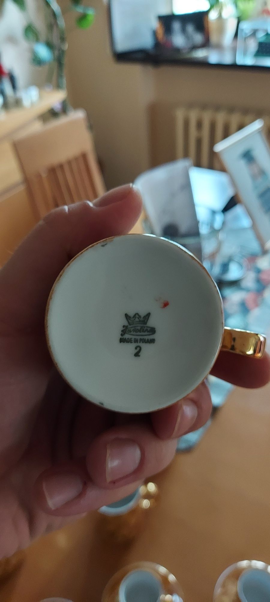 Komplet kawowy z fabryki porcelany Karolina