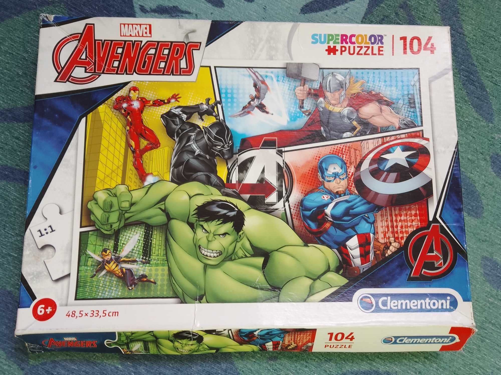 Puzzle Avengers 104 peças