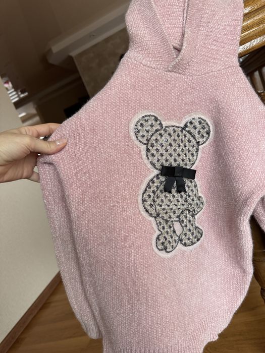 Костюмчик теплий вʼязаний для дівчинки