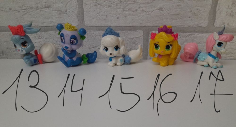 Figurki zwierzaków księżniczek z disneya Tanie