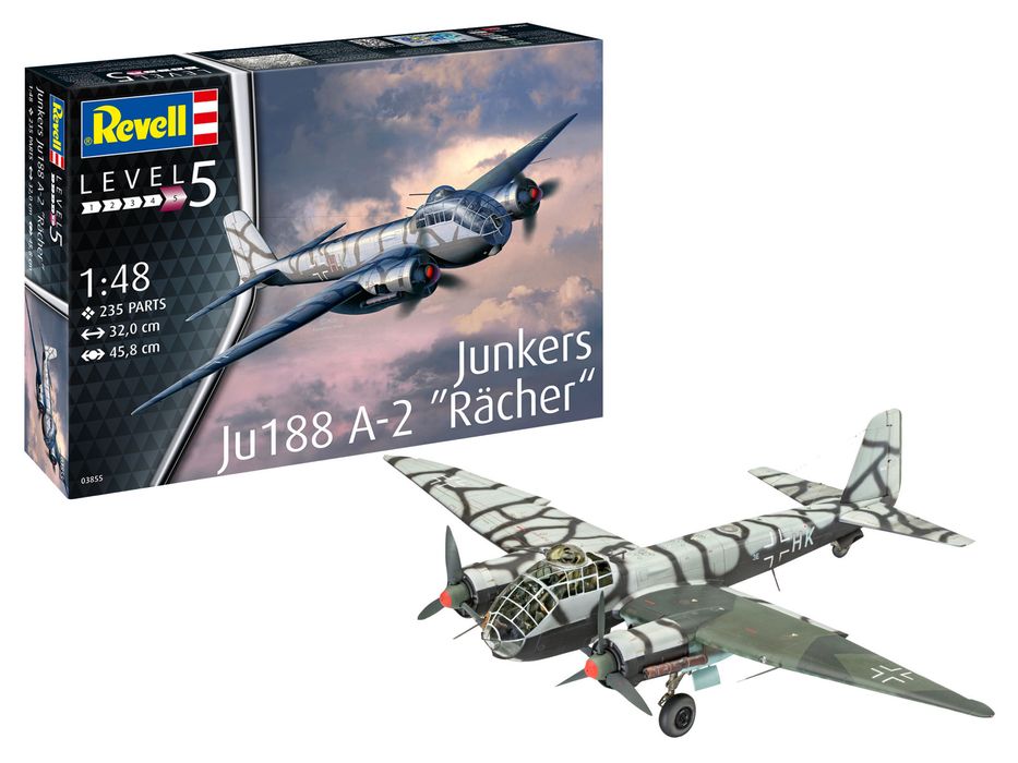 SAMOLOT model 1/48 Revell 03855 JUNKERS JU188 A-1 "RACHER"