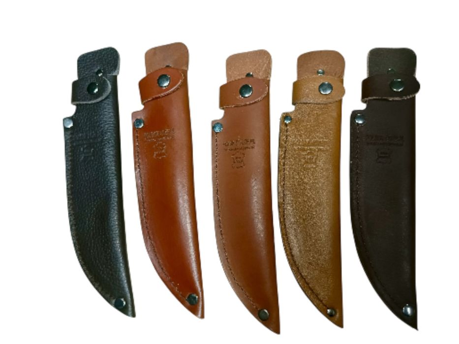 Skórzany pokrowiec pochwa na nóż myśliwski