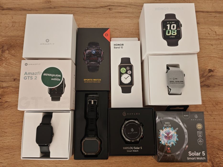 Smartwatch Honor, Xiaomi, Amazfit, Haylou, HT34