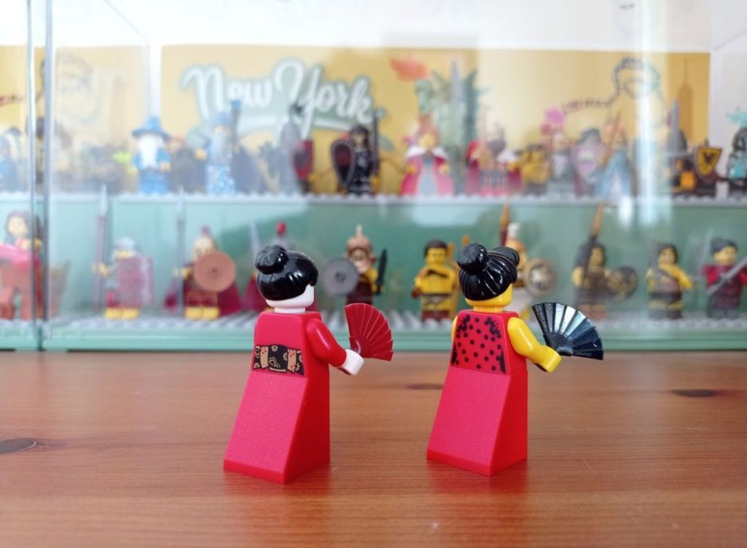 LEGO minifigures ludzik Gejsza Kimono Girl Tancerka Flamenco