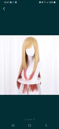 Marin Kitagawa wig peruca de cosplay + colar + gravata
