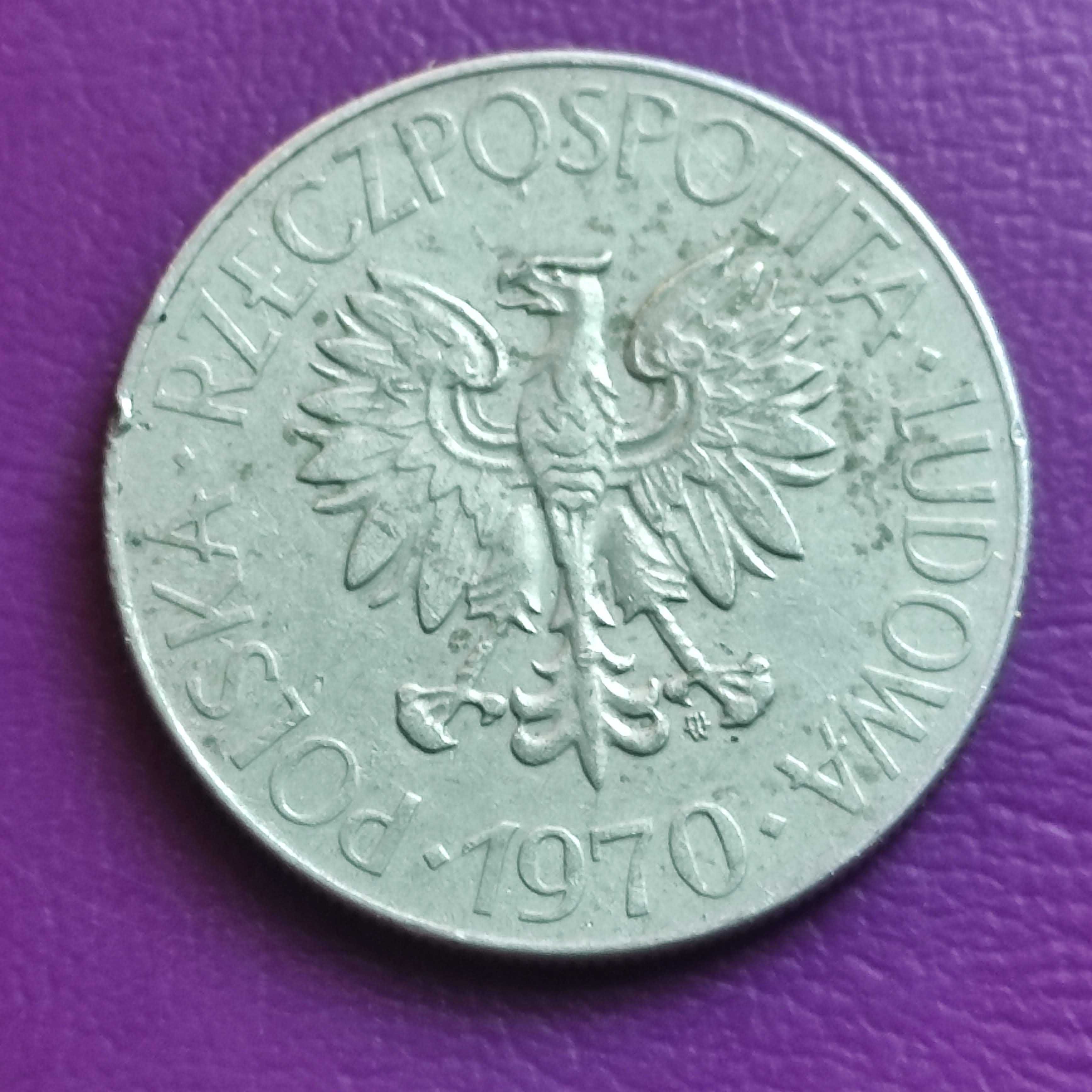 Moneta PRL-u 10 ZŁOTYCH 1970 - ''KOŚCIUSZKO'' - Piękna (nr.1)