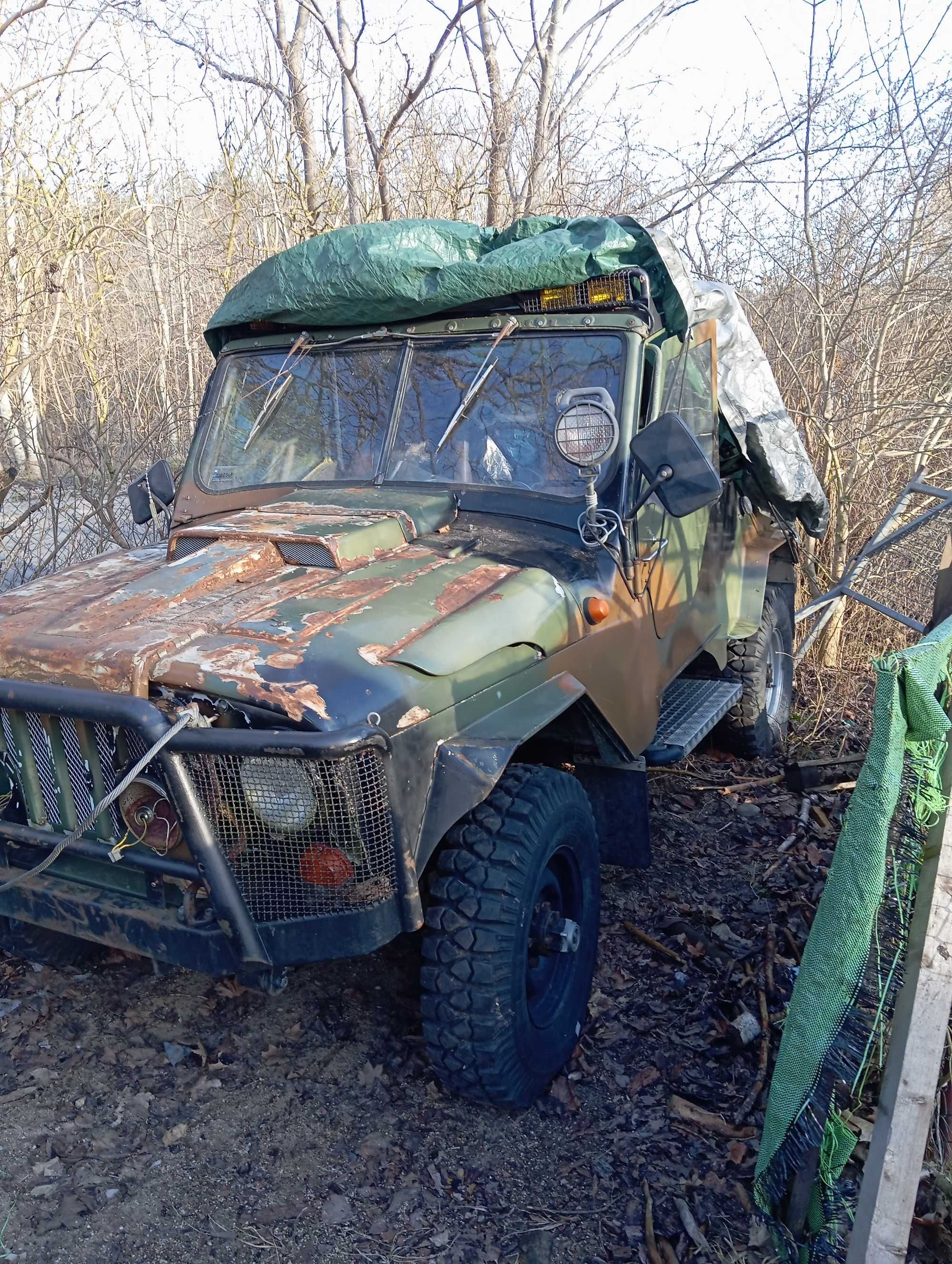 UAZ 3 sztuki części mosty