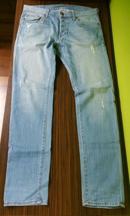 Spodnie jeansy H&M * rozm. 32/32 * slim fit * low waist * denim ***