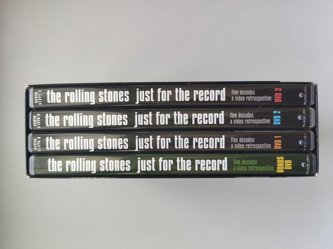 4x DVD The Rolling Stones – Just For The Record Five Decades (Deluxe E