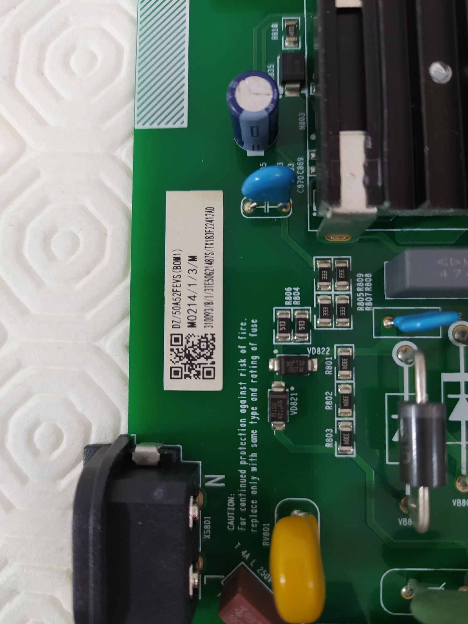 Psu+Mainboard de tv Hisense 50"