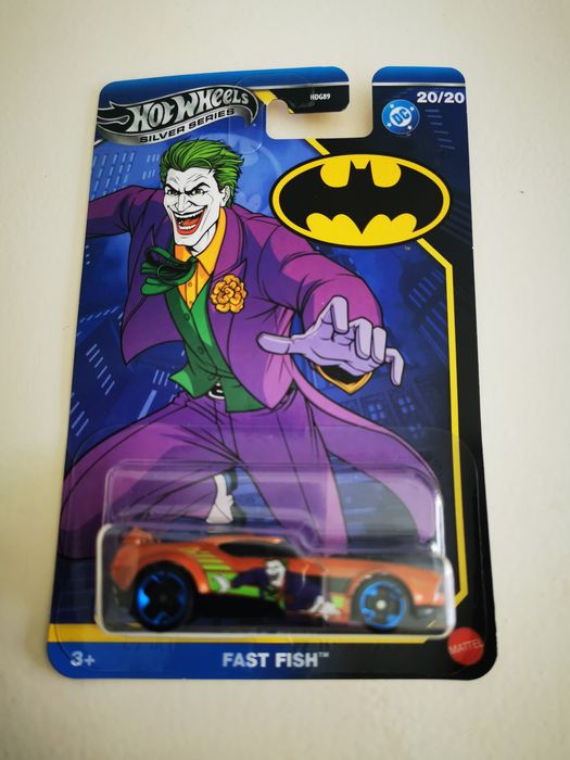 Fast Fish Batman DC Hot Wheels Silver Series