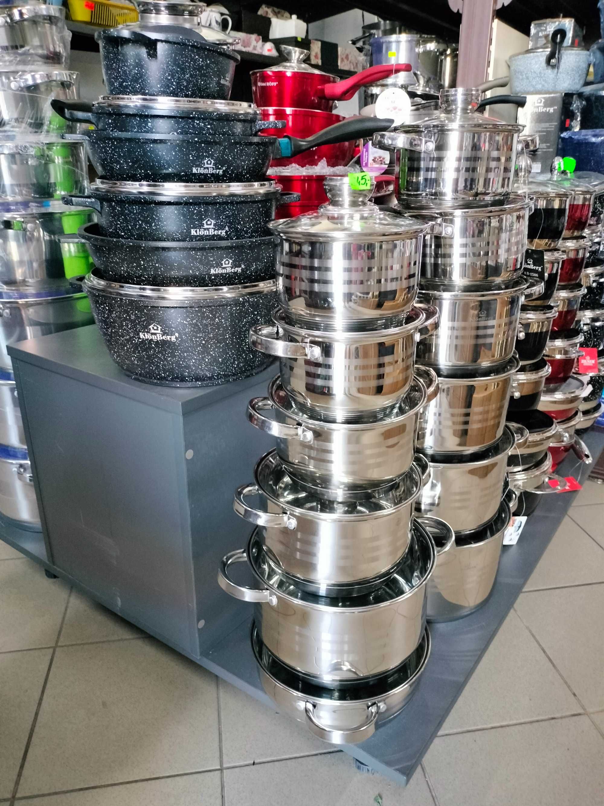 Garnek duży na bigos zupę dla dużej rodziny indukcja śr>24cm wys14,5cm